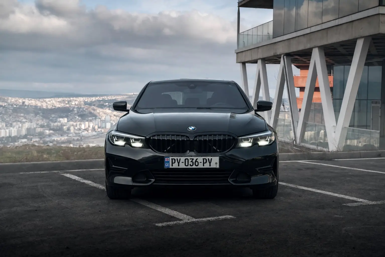 BMW 3 Series 2019 — airport car rental